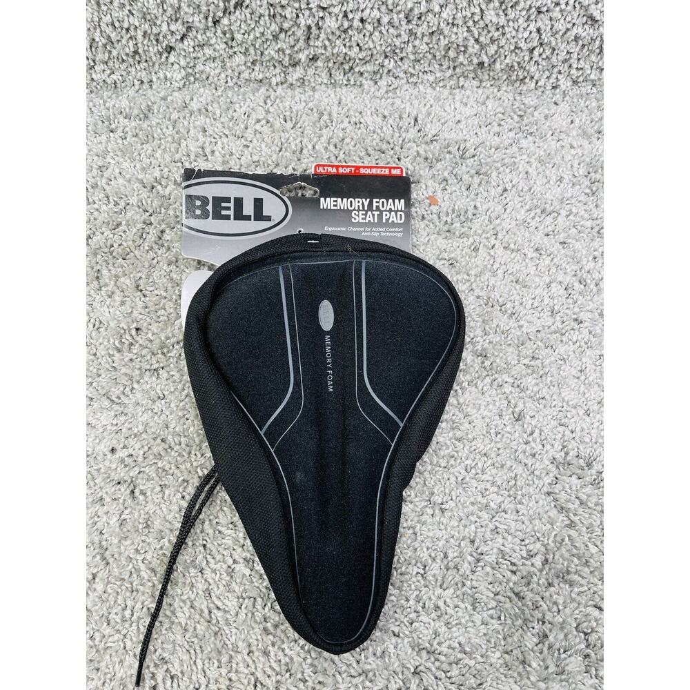 Bell Bicycle Bike Memory Foam Seat Pad Ultra Soft Ergonomic Channel Anti-Slip